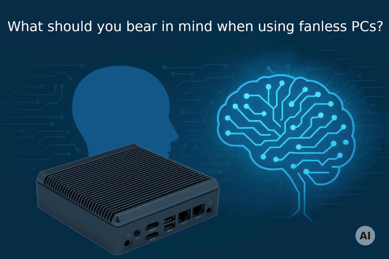 What should you bear in mind when using fanless PCs?