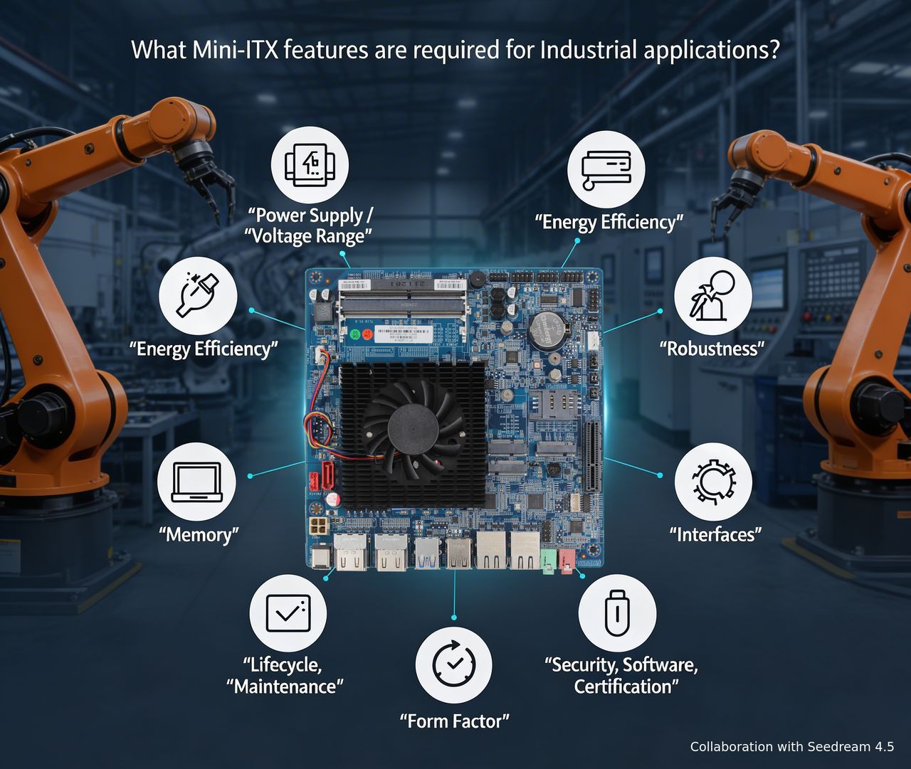 Anforderungen der Industrie an Mini-ITX-Boards
