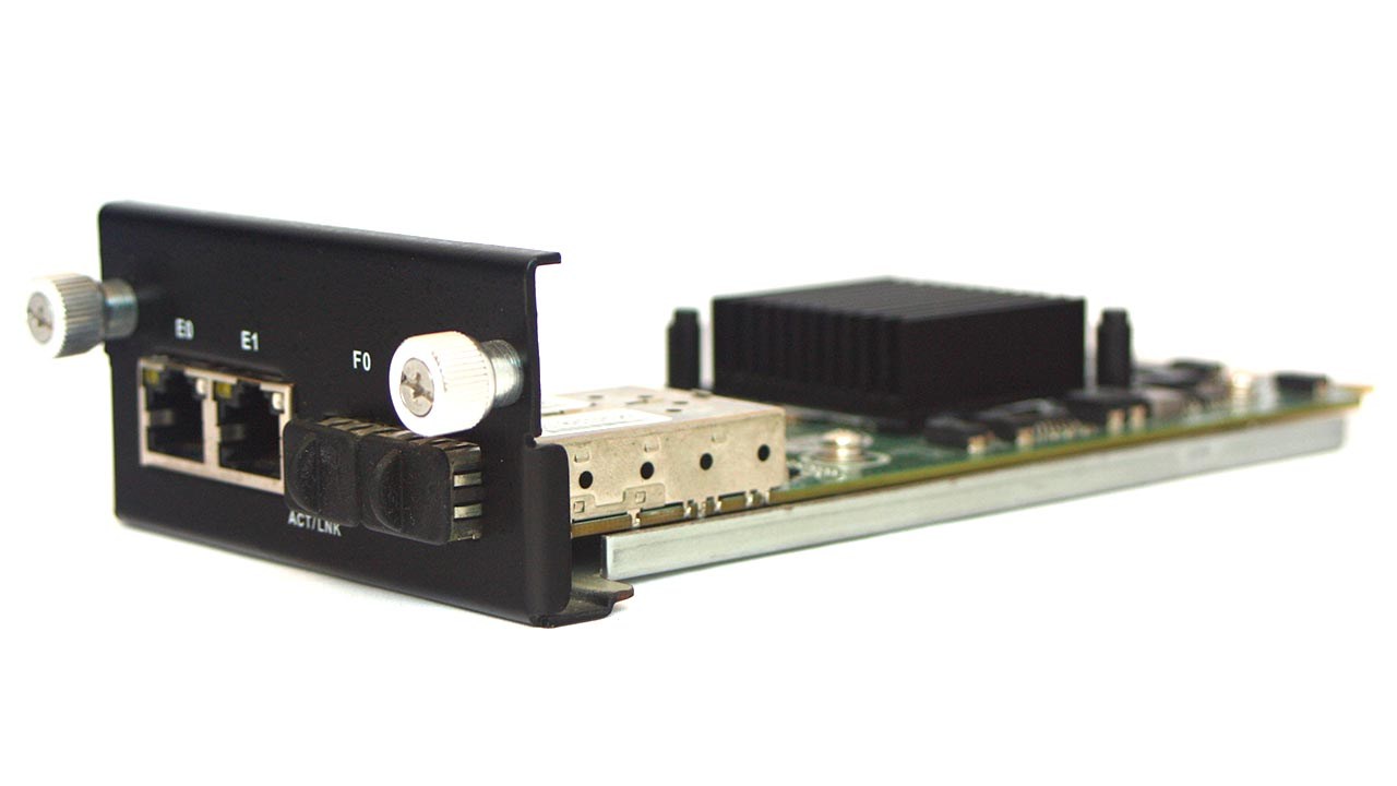 2x SFP and 2x RJ45 Gb Ethernet LAN-card IEC-95NF2