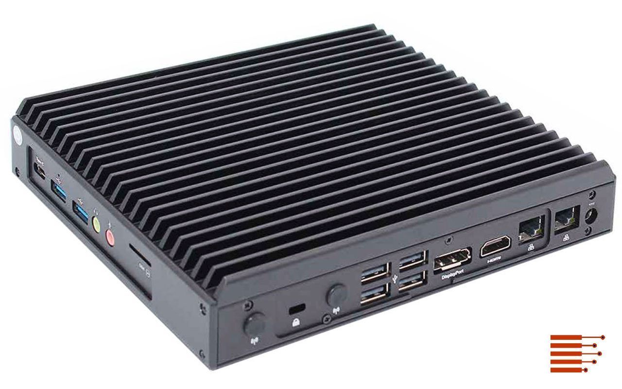 Mini-PC lüfterlos mit AMD Ryzen CPU | Fanless Industrial miniPC with AMD Ryzen CPU 1ST-VHFP30