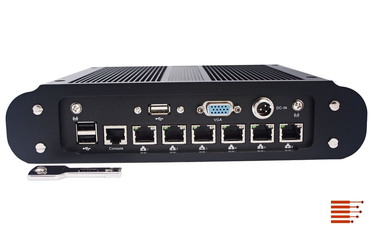 Lüfterlose Netzwerksicherheits-Appliance | Fanless Network Security Appliance 1ST-FFW-BT6LV