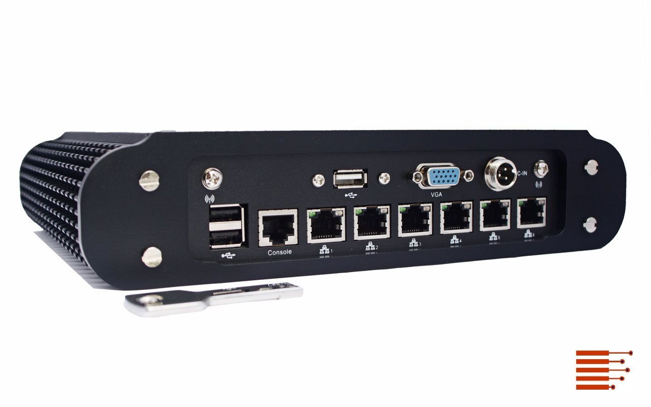 Lüfterlose Netzwerksicherheits-Appliance | Fanless Network Security Appliance 1ST-FFW-BT6LV