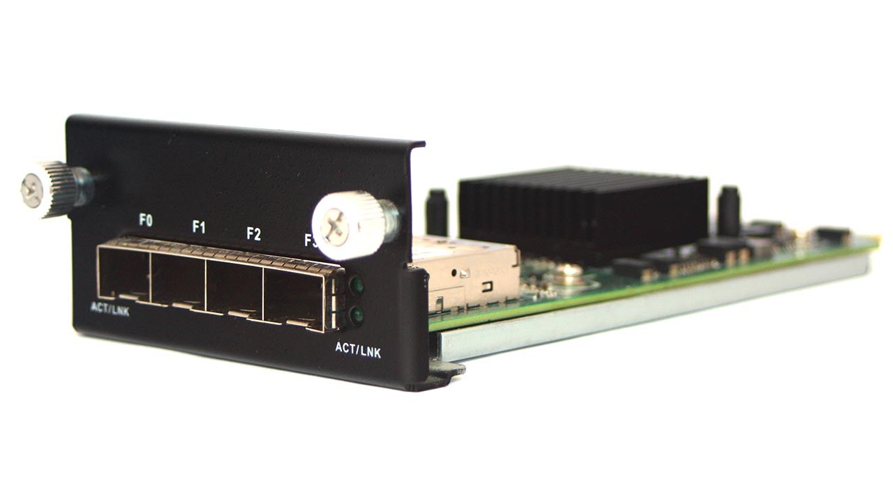 4xSFP Gigabit Ethernet LAN-card IEC-95F4-040