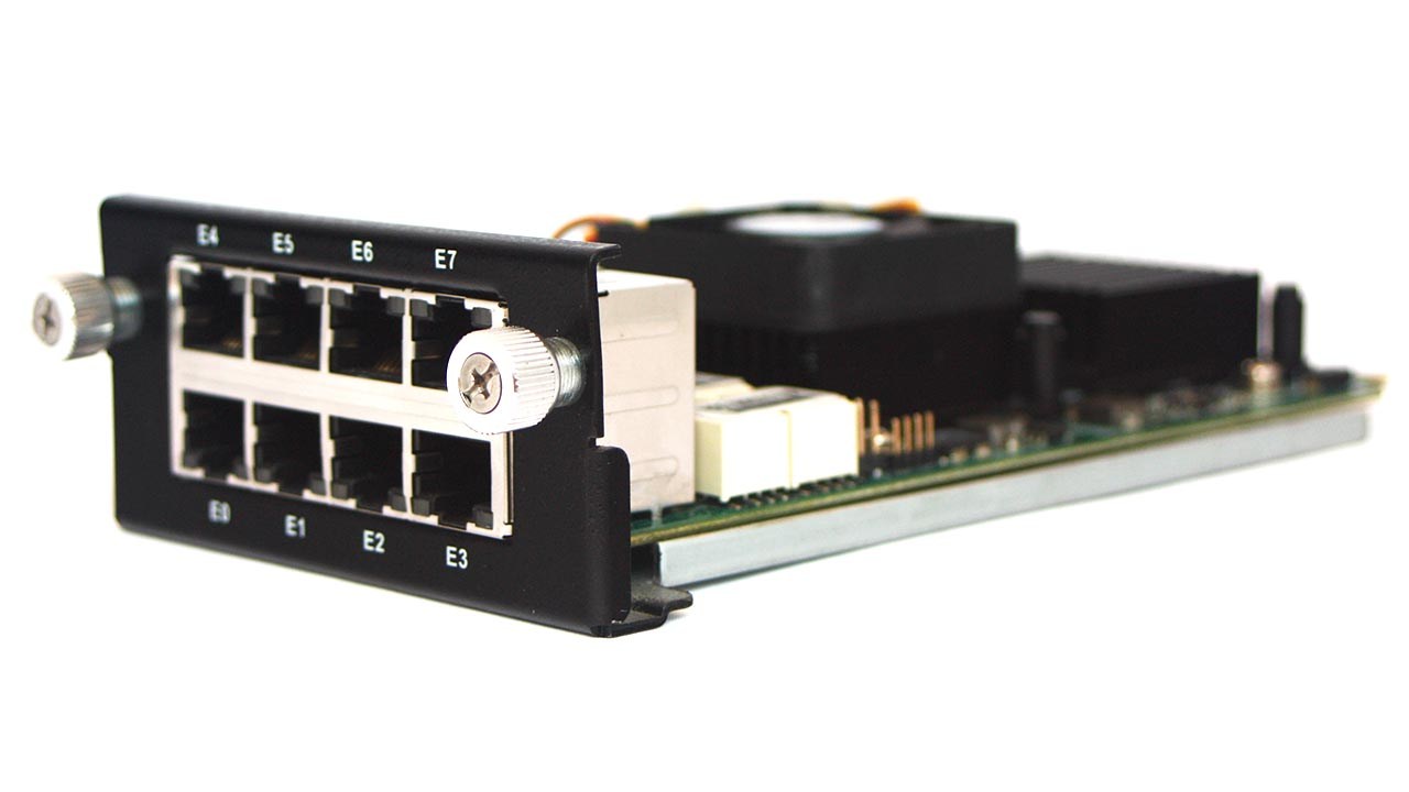 8xRJ45 Gigabit Ethernet LAN-card IEC-95N8