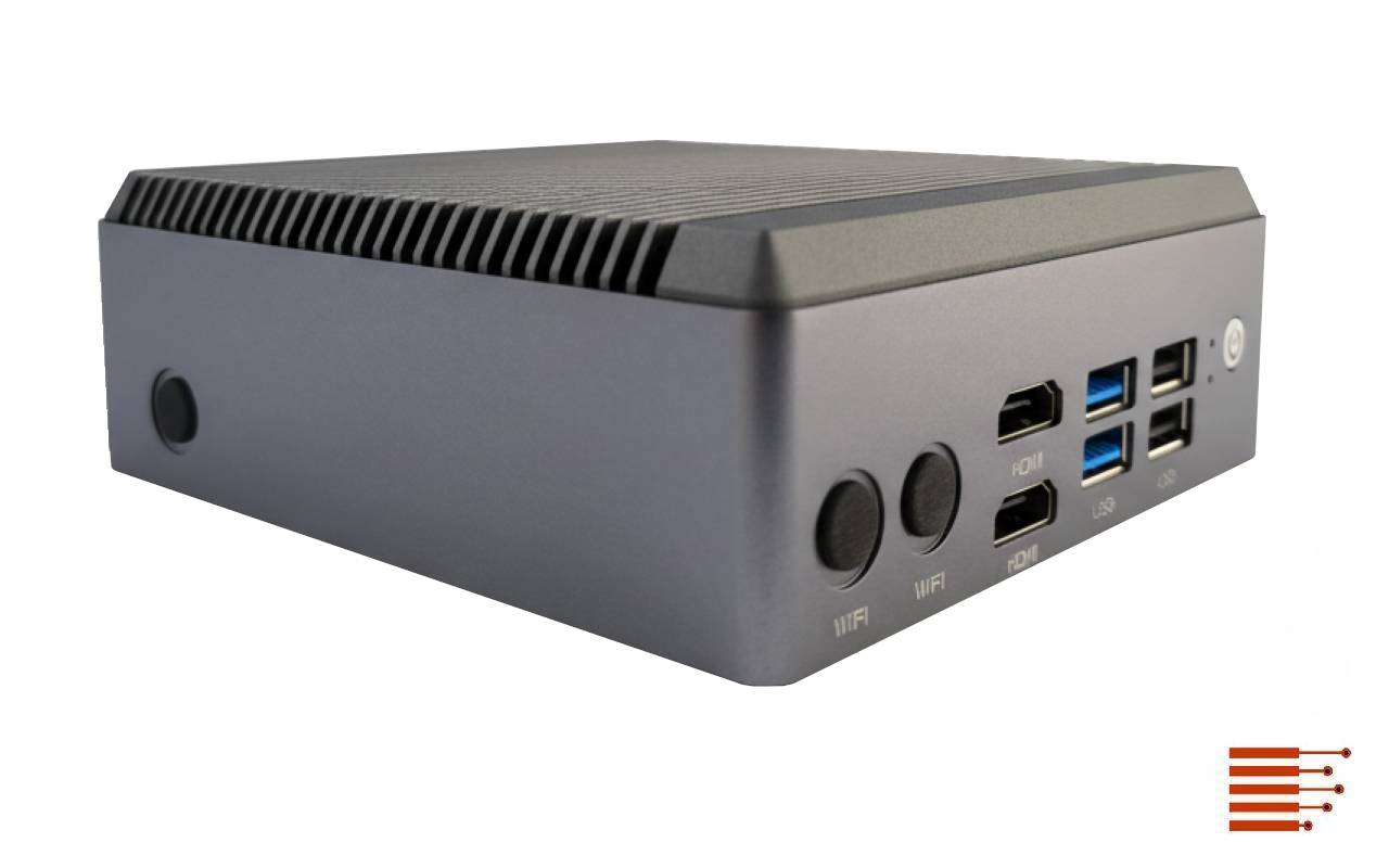 Lüfterloser Mini-PC | Fanless mini PC 1ST-nanoE4