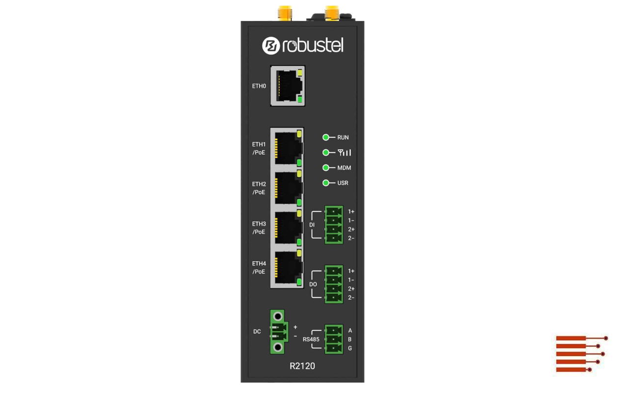 4G Industrie PoE-Router | 4G Industrial PoE Router R2120