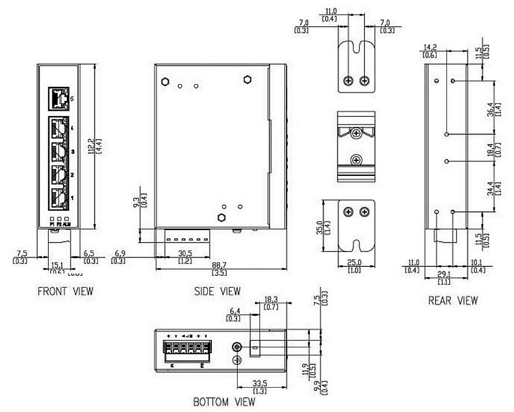 Industrie-Ethernet-Switch | Industrial Ethernet Switch IS-DG305