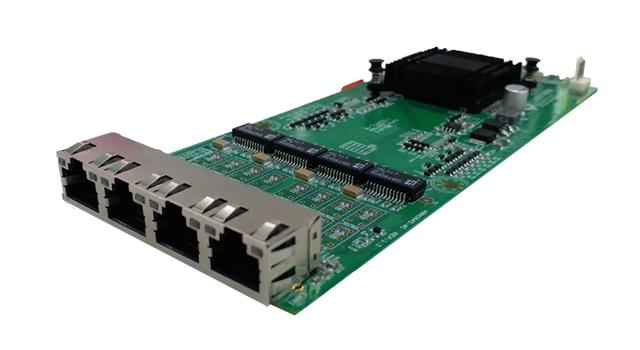 4x RJ-45 Gb Ethernet LAN-Modul ABN-584S-4C