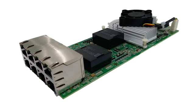 8x RJ-45 Gb Ethernet LAN-Modul ABN-588S-8C