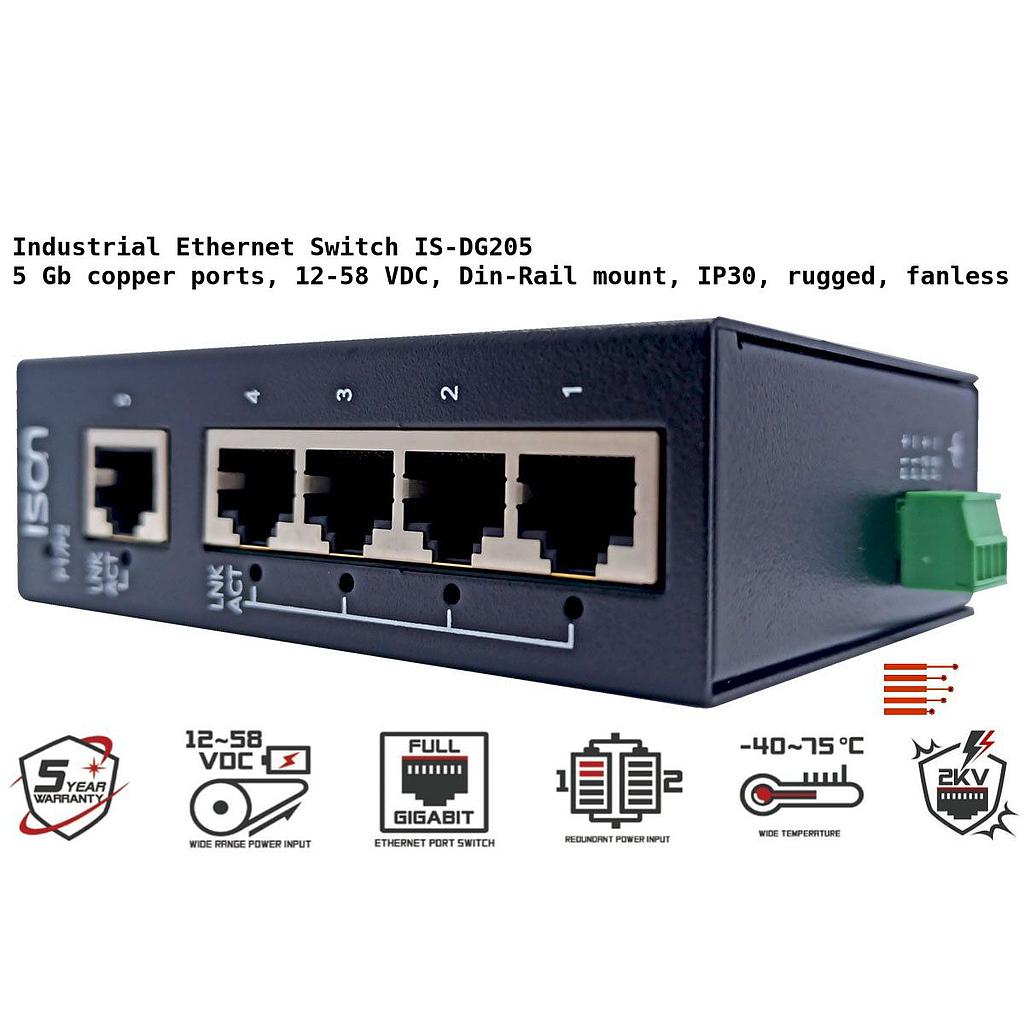Industrie-Ethernet-Switch IS-DG205
