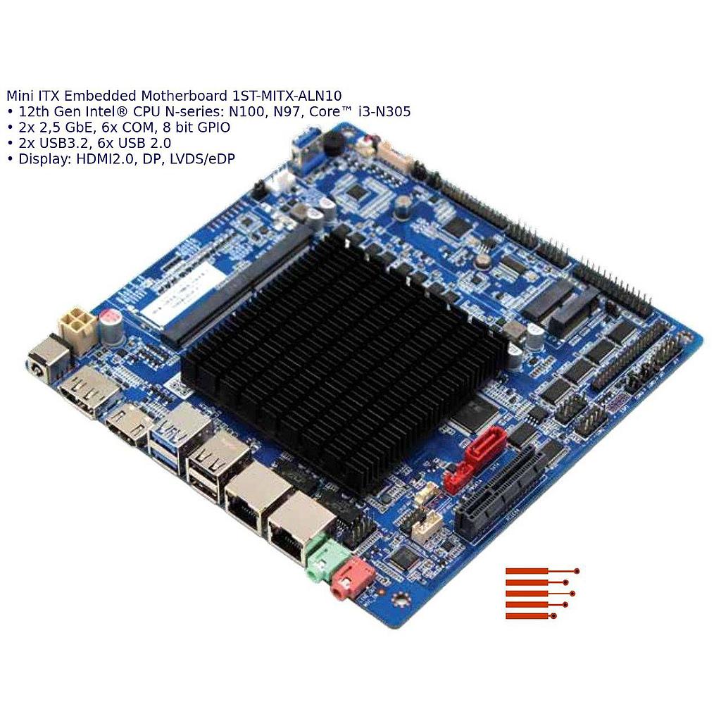 Mini-ITX Embedded Motherboard 1ST-MITX-ALN10