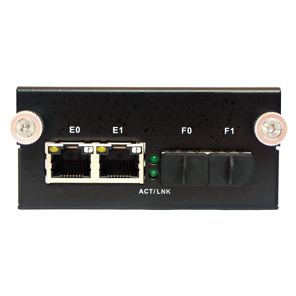 2x SFP und 2x RJ45 Gb Ethernet LAN-Modul IEC-95NF2