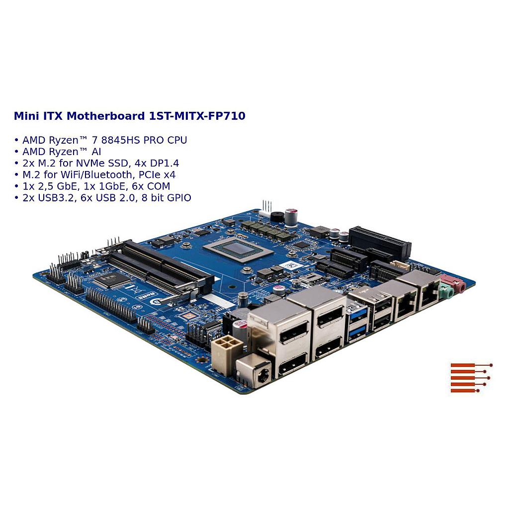 Mini-ITX Motherboard 1ST-MITX-FP710