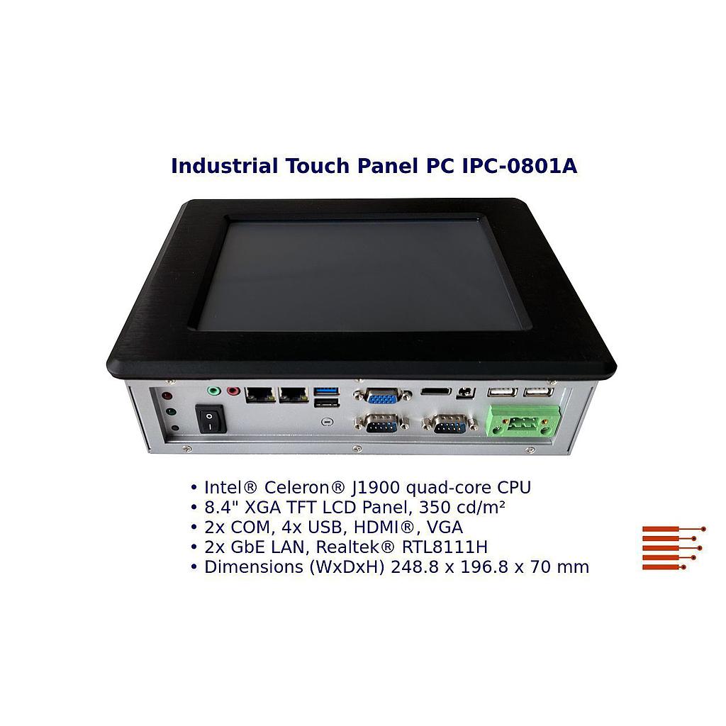 Industrial Panel PC IPC-0801A