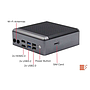 Lüfterloser Mini-PC | Fanless mini PC 1ST-nanoE4