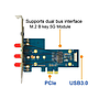 PCIe 4G / 5G Adapter PN12A